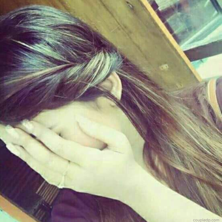 367+ Cute Hidden Face DP for Girls - coupledp.com