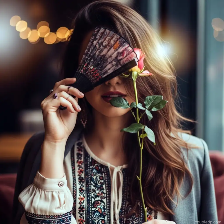 367+ Cute Hidden Face DP for Girls - coupledp.com